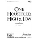 One Household High & Low  (SATB)