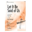 Let It Be Said of Us (TTBB)