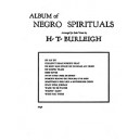 Album of Negro Spirituals