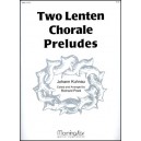Kuhnau - Two Lenten Chorale Preludes