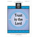 Trust in the Lord (Unison)
